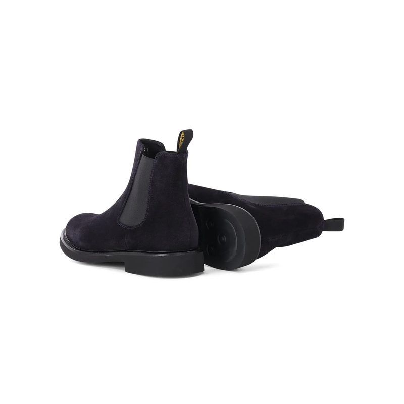 Doucal's Stiefeletten Boots aus Leder dunkelblau(Image 3)