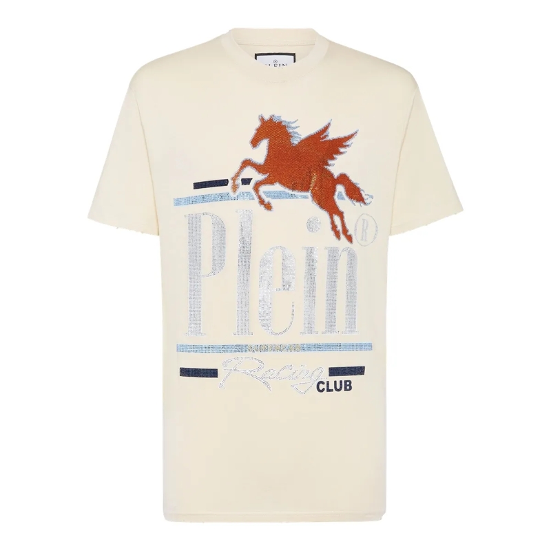 Philipp Plein T-Shirt T-Shirt Racing beige(Image 6)