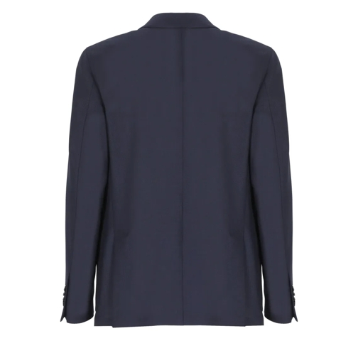 Lardini Blazer Blue Virgin Wool Jacket Blue (Image 2)