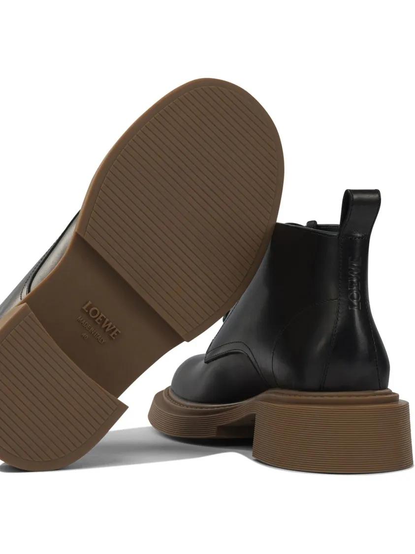 Thumbnail - Loewe Stiefel - "Combat" Ankle Boots - Gr. 41 (EU) - in Schwarz - für Damen