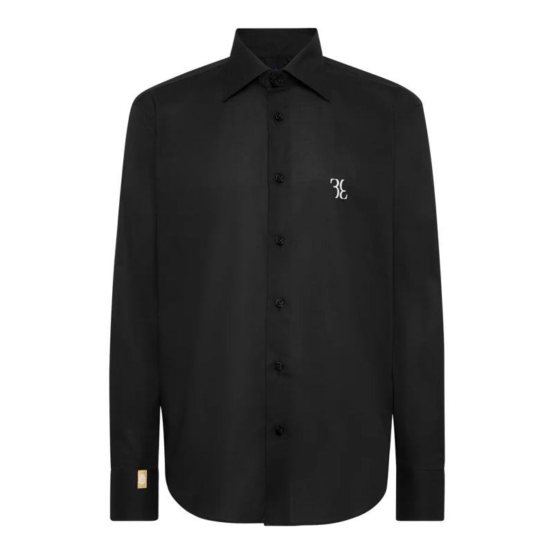 BILLIONAIRE Hemd Hemd Slim Fit schwarz
