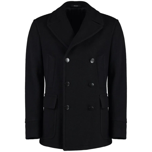 Tagliatore Blazer Lined-Double Breasted Jacket Black