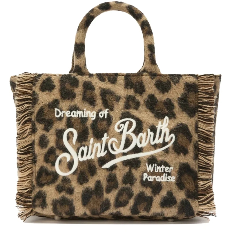 Mc2 Saint Barth Tote Bags Leopard Midi 18 Emb mehrfarbig