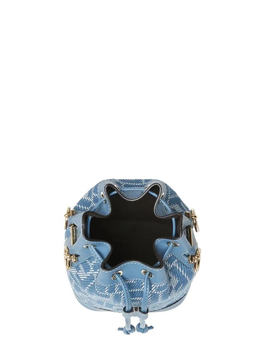 Fendi Bucket bags "Mon Tresor" Mini Bag in blauw