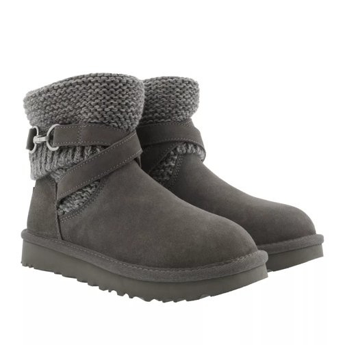 UGG W Purl Strap Boot Charcoal Winter Boot