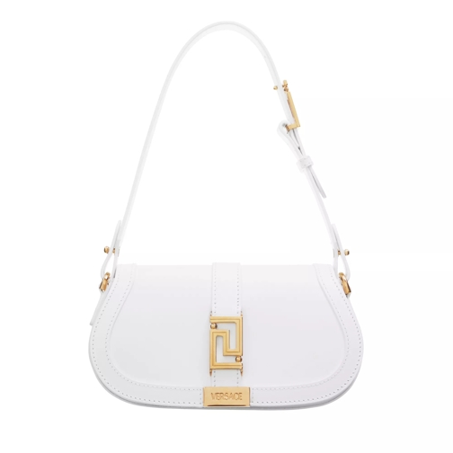 Versace Mini Bag Calf Leather Optical White Shoulder Bag