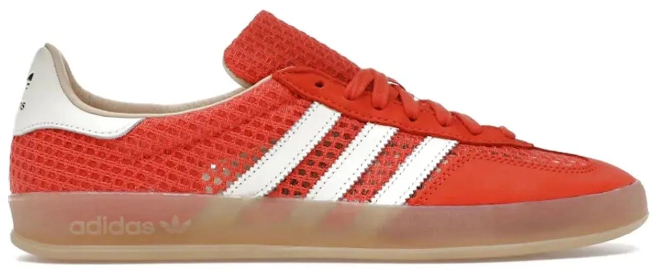 Adidas Low-Top Sneaker - adidas Gazelle Indoor Orange Off White - Gr. 40 (EU) - in Weiß - für Herren