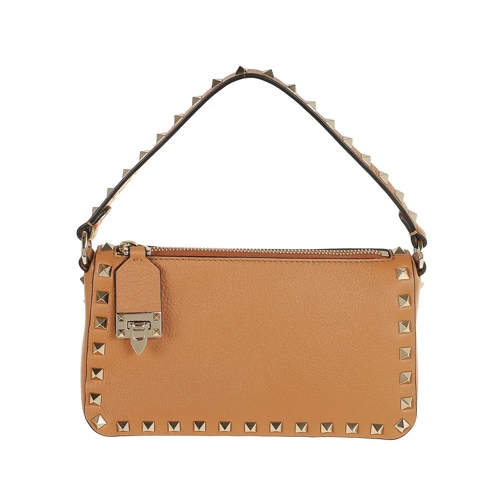 Valentino Schultertasche Small Rockstud Shoulder Bag Brown