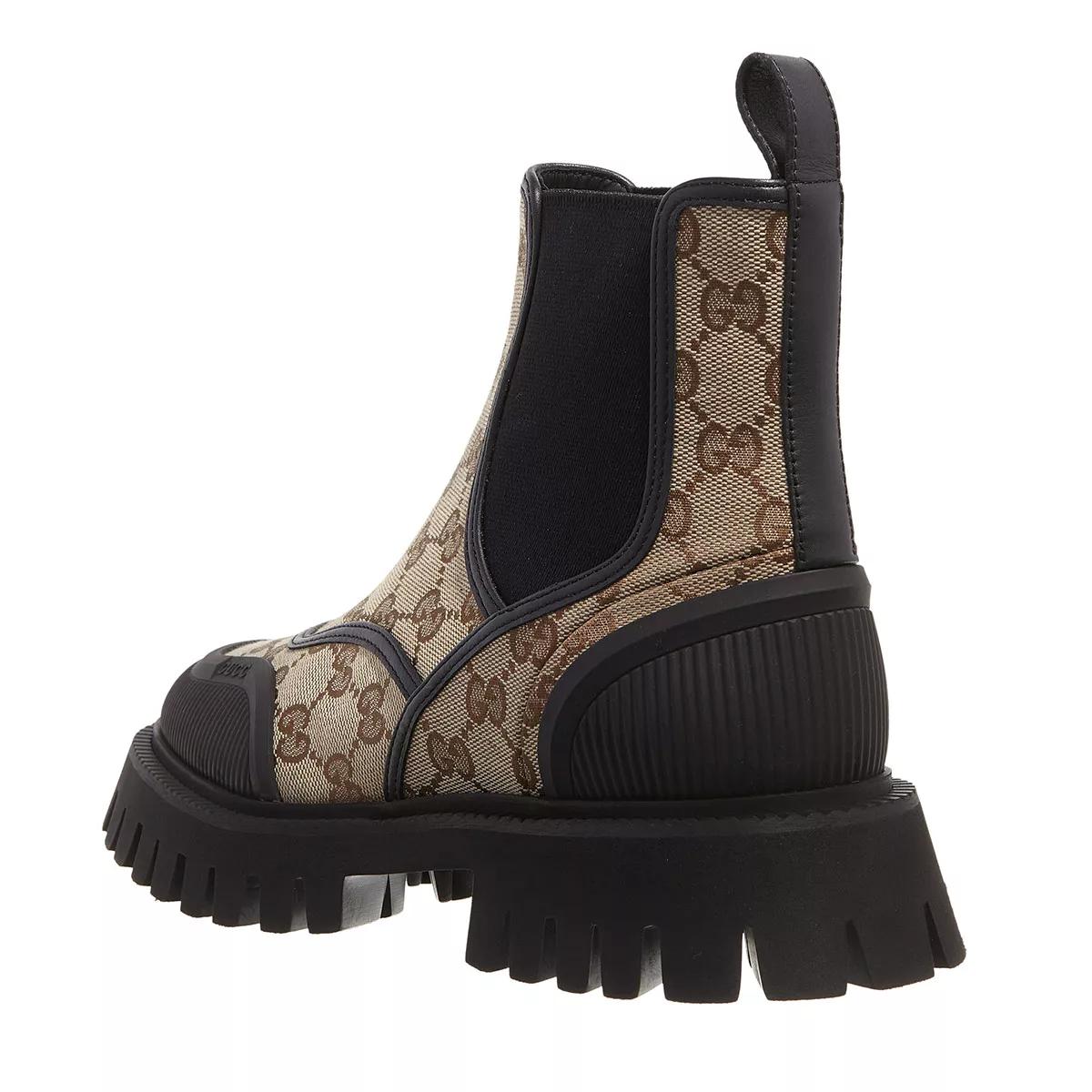 Gucci hot sale canvas boots