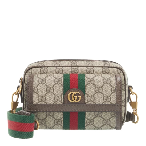Gucci Ophidia GG Mini Bag Beige and Ebony Crossbody Bag