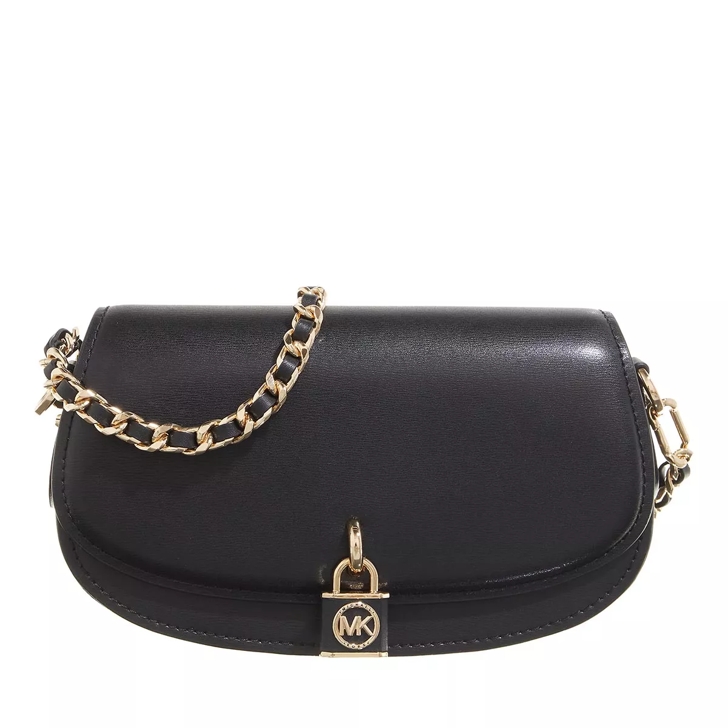 Black mk purse cheap with gold chain