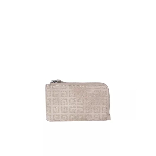 Givenchy Leather Wallet Neutrals Kaartenhouder