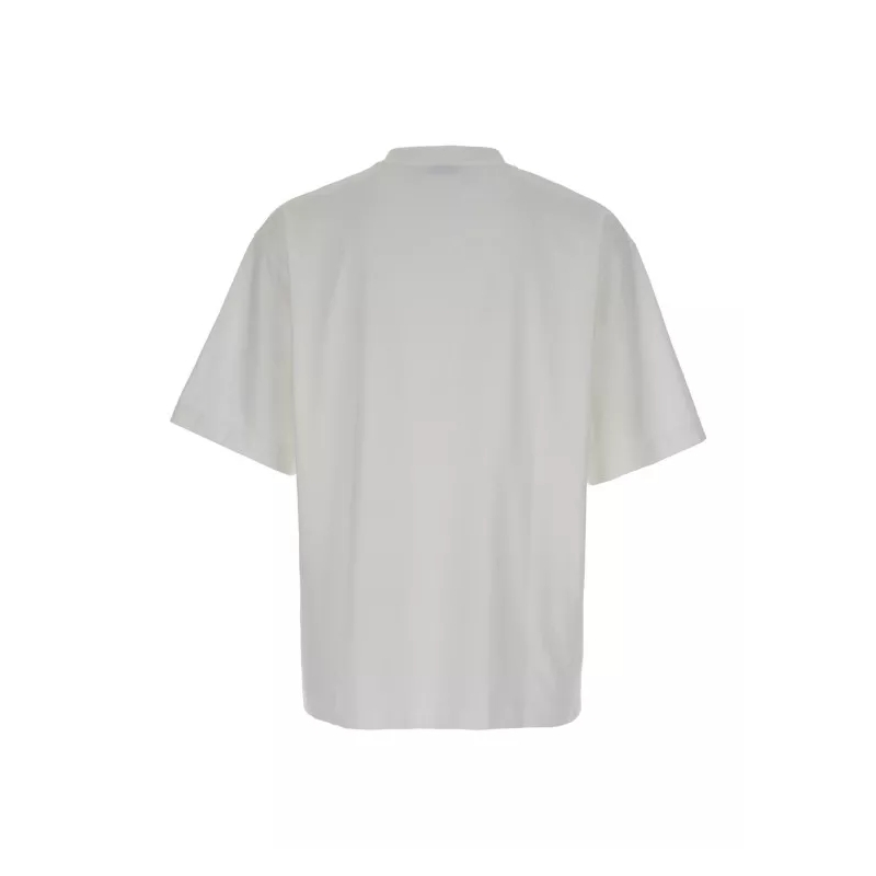 Off-White T-shirt Oversized T-Shirt With Contrasting Logo Print White(Image 3)