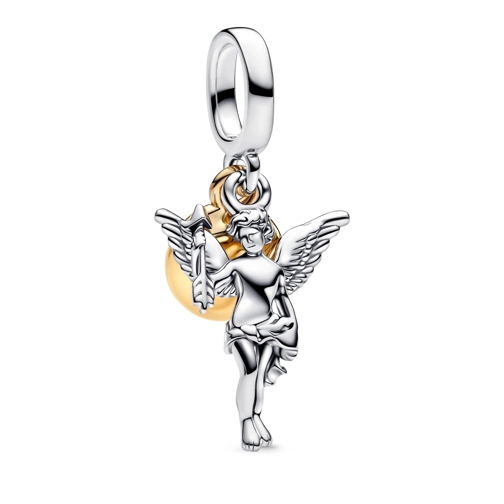 Pandora Anhänger Cupid dangle Sterling silver, 14k gold-plated