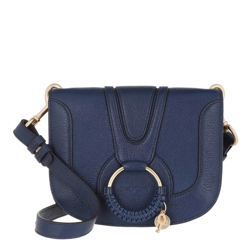 See By Chloé Hana Medium Crossbody Bag Leather Royal Blue Borsetta a tracolla
