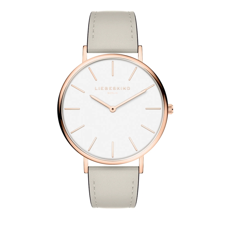 Liebeskind Berlin Automatikuhr Echtleder Skandinavian Classic beige