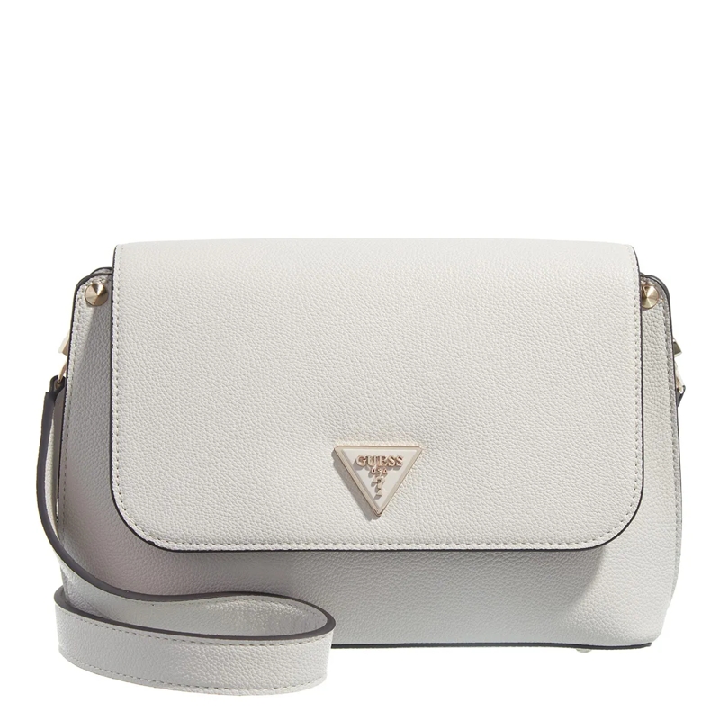Guess Crossbody Bag Meridian Flap Crossbody Ivory