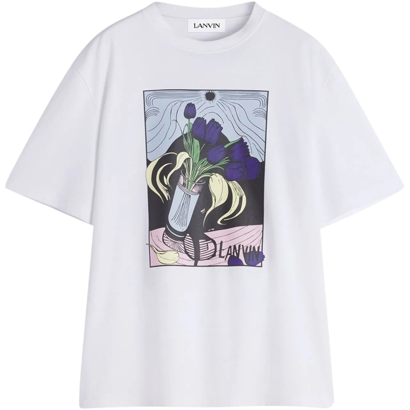 Lanvin T-Shirt T-Shirts And Polos Optic White weiß