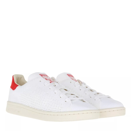 adidas Originals Stan Smith OG Primeknit Sneaker White/Chalk White/Red lage-top sneaker