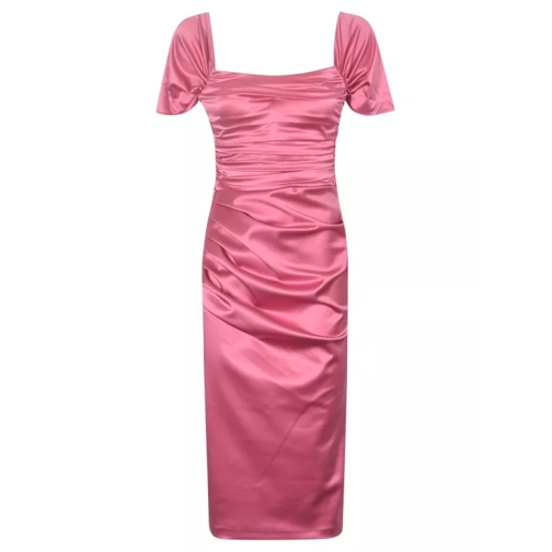 Chiara Boni Draped Dress Pink 