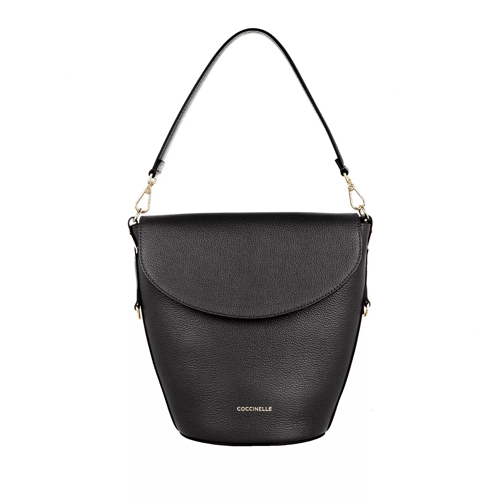 Coccinelle Diana Handbag Bottalatino Leather Noir Hobo Bag