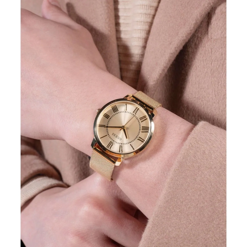 Guess Quarzuhr Quarz-Analoguhr Tucker gold(Image 3)