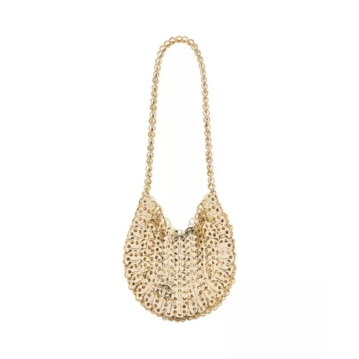 Paco Rabanne 1969 Moon Shouder Bag Gold Axelremsväska