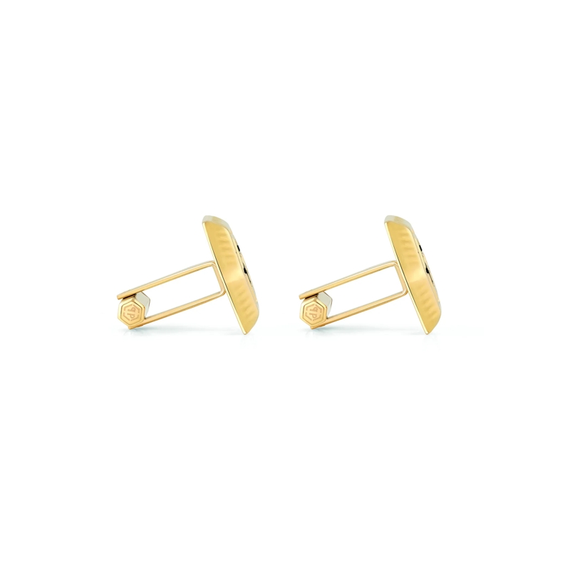 Philipp Plein Manschettenknöpfe Cufflinks Plein Icon gold(Image 2)