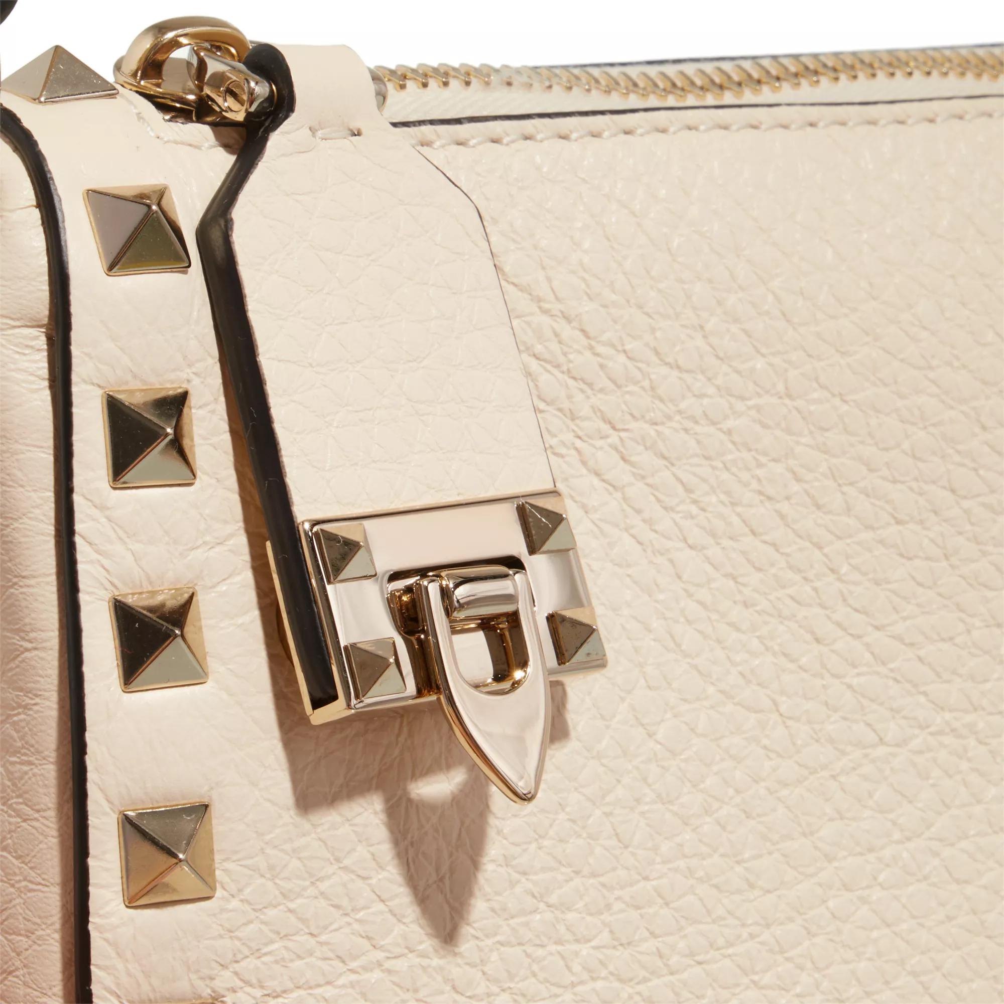 Valentino Garavani Crossbody bags Small Shoulder Bag Rockstud in crème