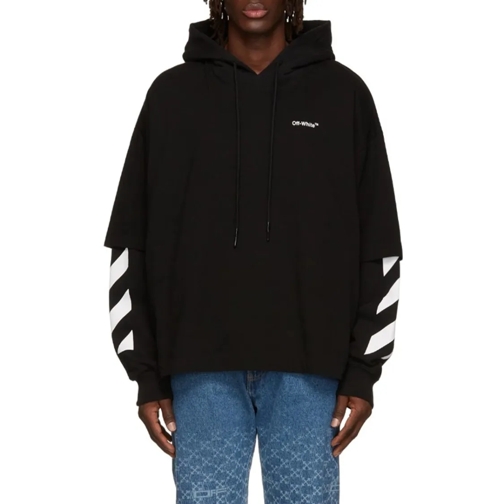 Off-White Hoodie Helvetica Black Hoodie Black