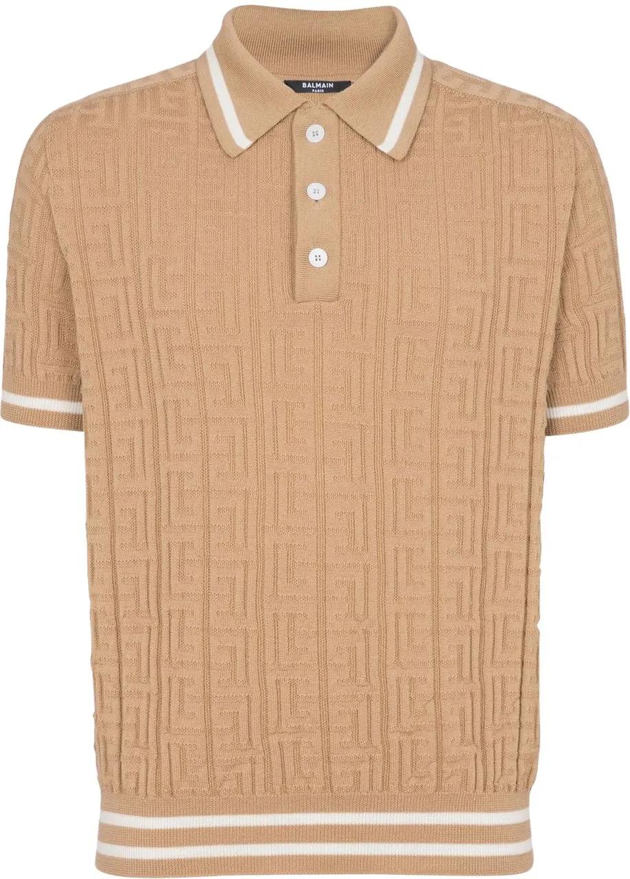 Thumbnail - Balmain - T-Shirts And Polos Sandwhite - Größe M - weiß