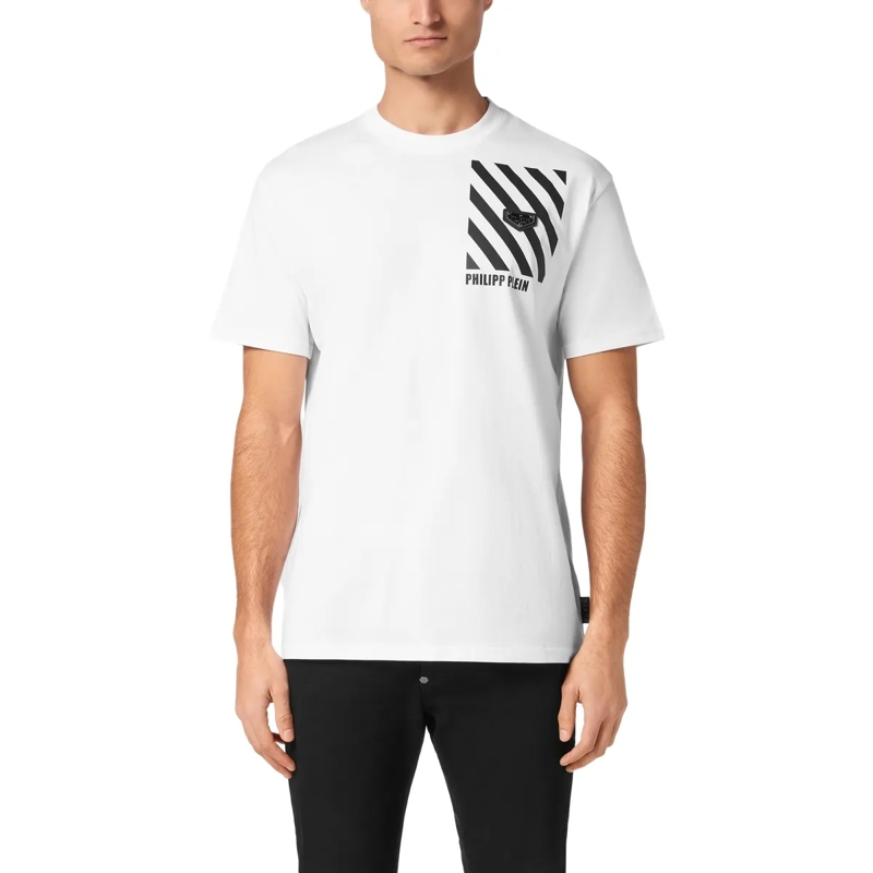 Philipp Plein T-Shirt T-Shirt Rundhalsausschnitt Ss weiss(Image 3)