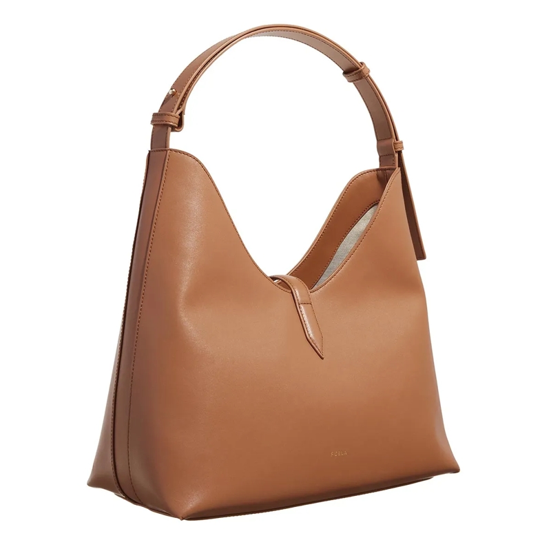 Furla Schultertasche Furla Goccia M Hobo Brandy(Image 3)
