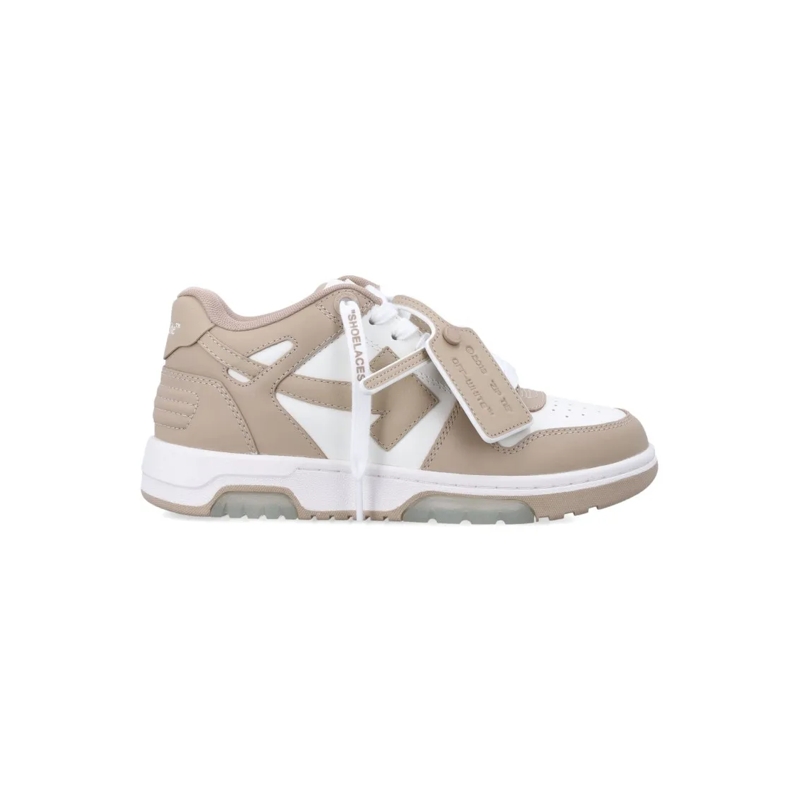 Off-White Lage-top sneaker Contemporary Lace-Up Sneakers With Signature Arrow White