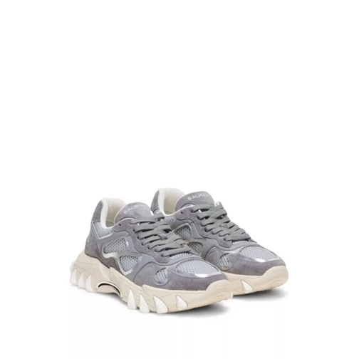 Balmain B-East Panelled Chunky Sneakers Grey Low-Top Sneaker