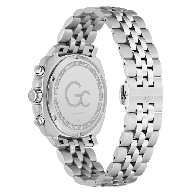 GC Quarzuhr Quarz-Chronographenuhr Gc Flair Coussin silber(Image 4)