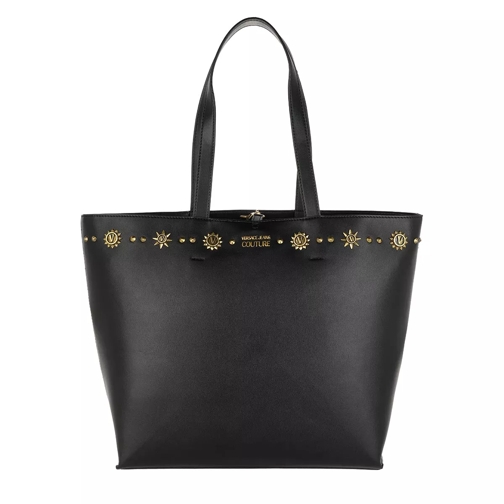 Versace Jeans Couture Shopping Bag Leather Black Shopper