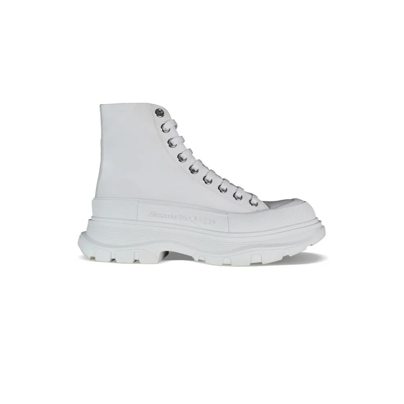 Alexander McQueen Sneaker basse Tread Slick Sneakers White