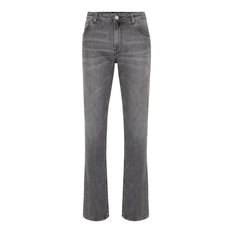 BILLIONAIRE Jeans mit geradem Bein Normale Passform grau