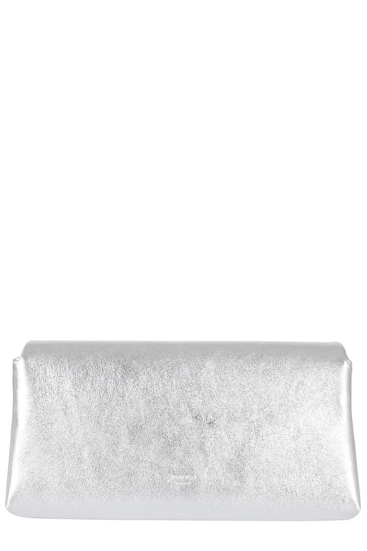 Jimmy Choo Clutches Metallic Nappa Crystal Clutch in zilver