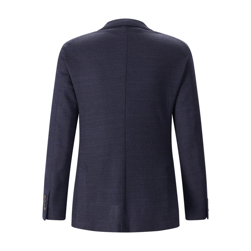 Eleventy Anzugjacke Sakko aus Baumwollmix blau(Image 3)