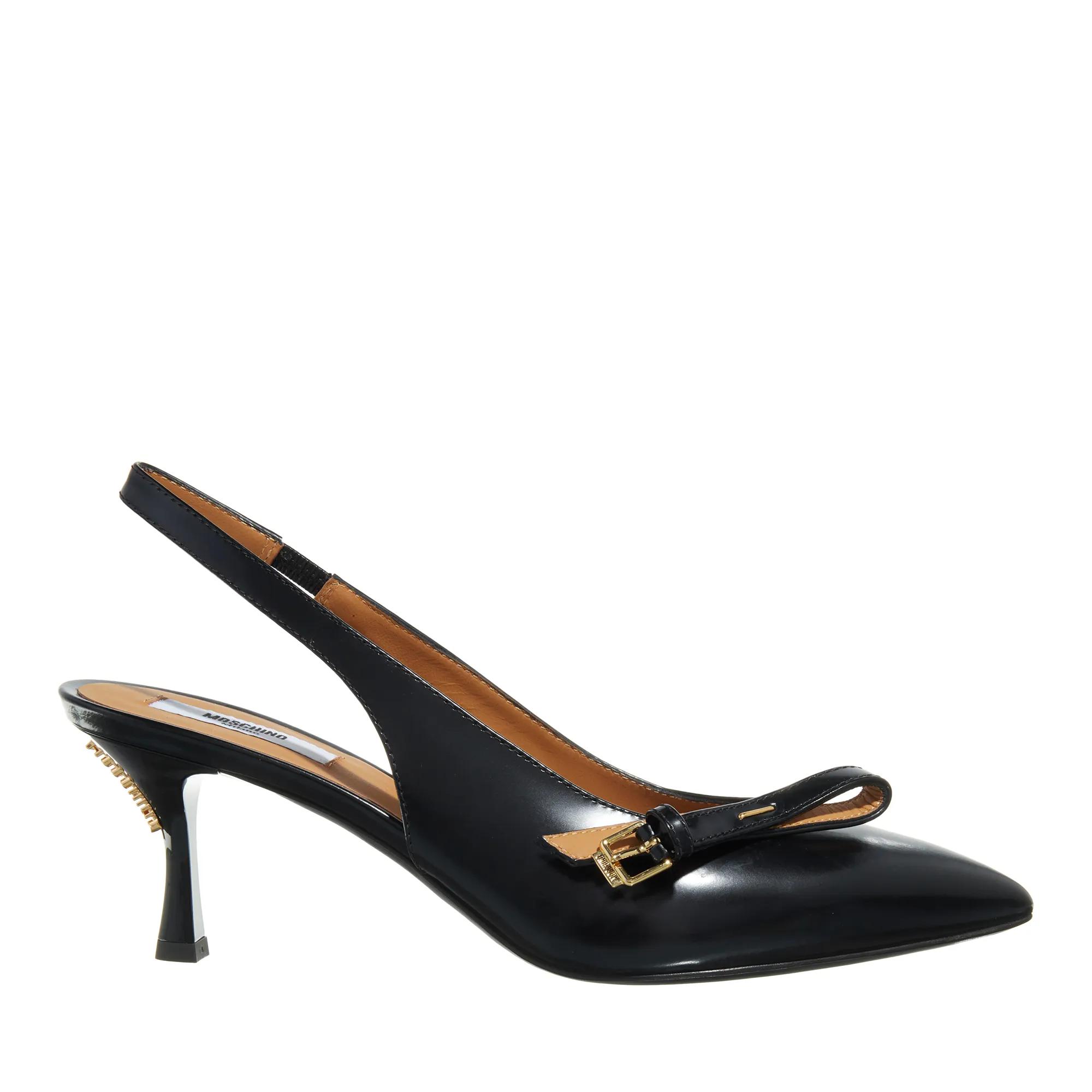 Moschino Hohe Schuhe - Buckled Bow - Gr. 36 (EU) - in Schwarz - für Damen