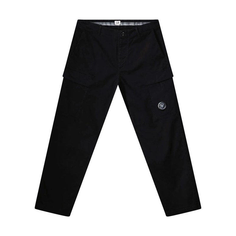 CP Company Hose Cargo-Hose aus Baumwoll-Mix schwarz