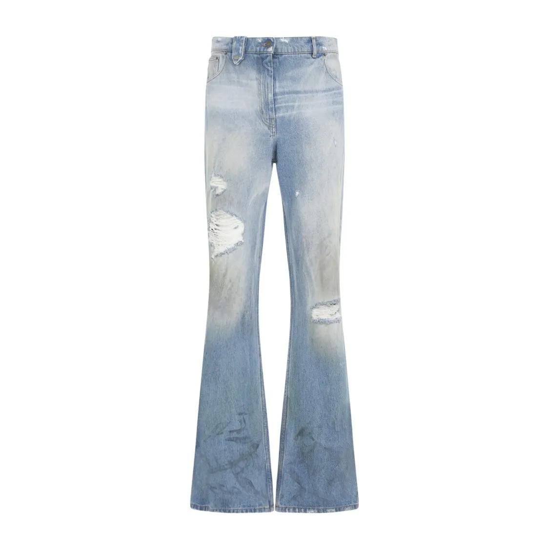 Egonlab - Samy Wide Leg Jeans - Größe L - blau