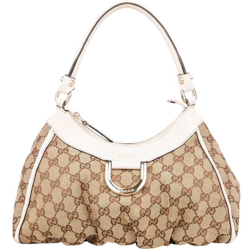 Gucci Tote Gucci GG Canvas Monogram Abbey Handbag beige