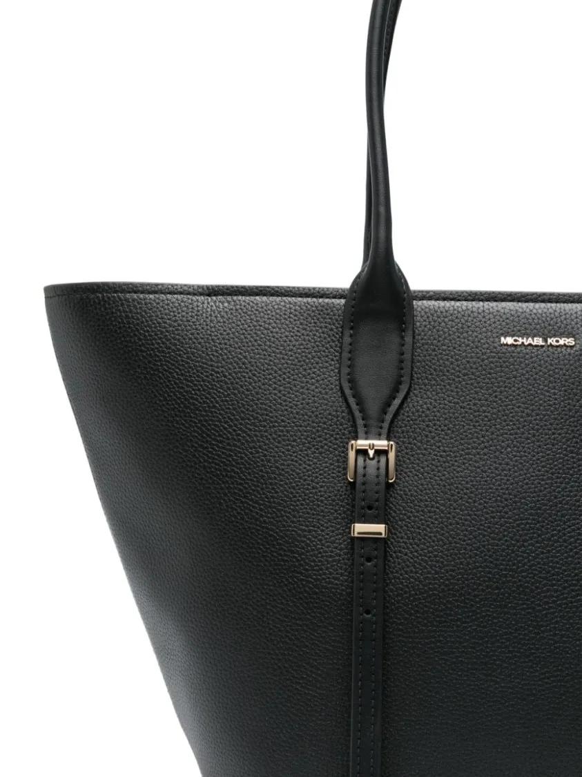 Michael Kors Shoppers & Totes Lg Buckle Tote in zwart