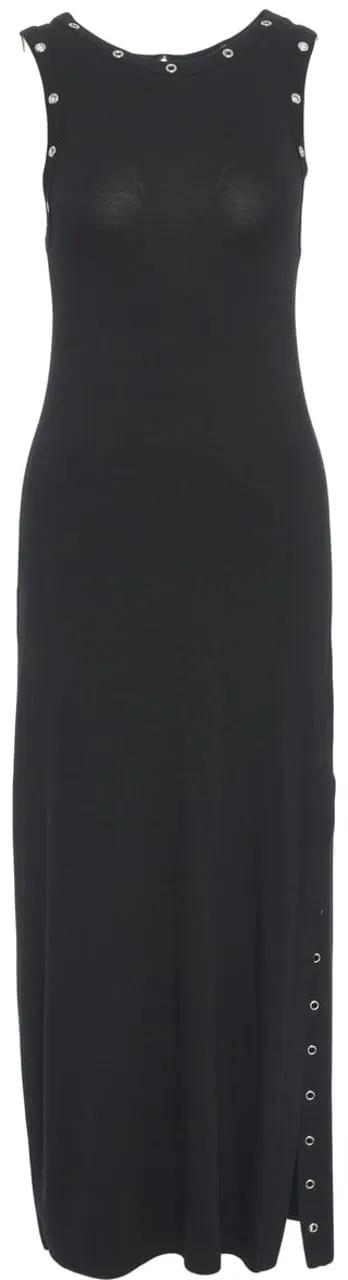 Thumbnail - Thom Krom - Midi dress with eyelet details - Größe M - schwarz