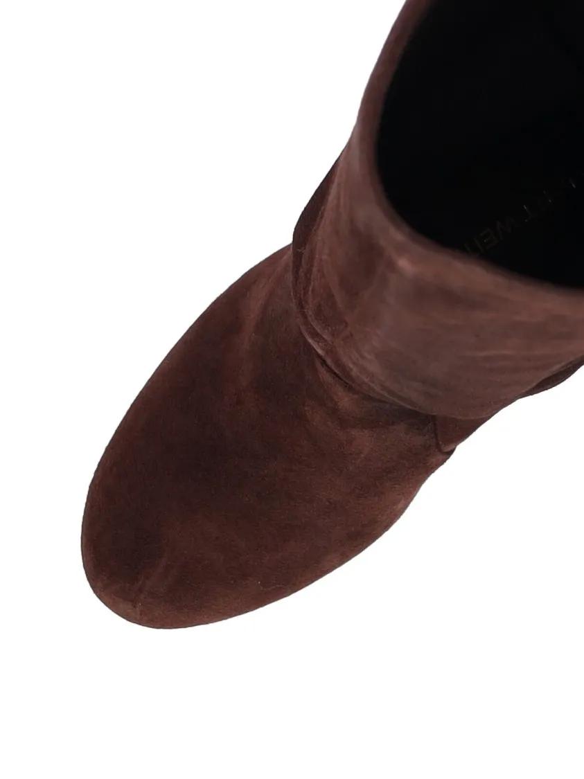 Thumbnail - Stuart Weitzman Stiefel - "Babette 85" Boots – Brown - Gr. 36 (EU) - in Braun - für Damen