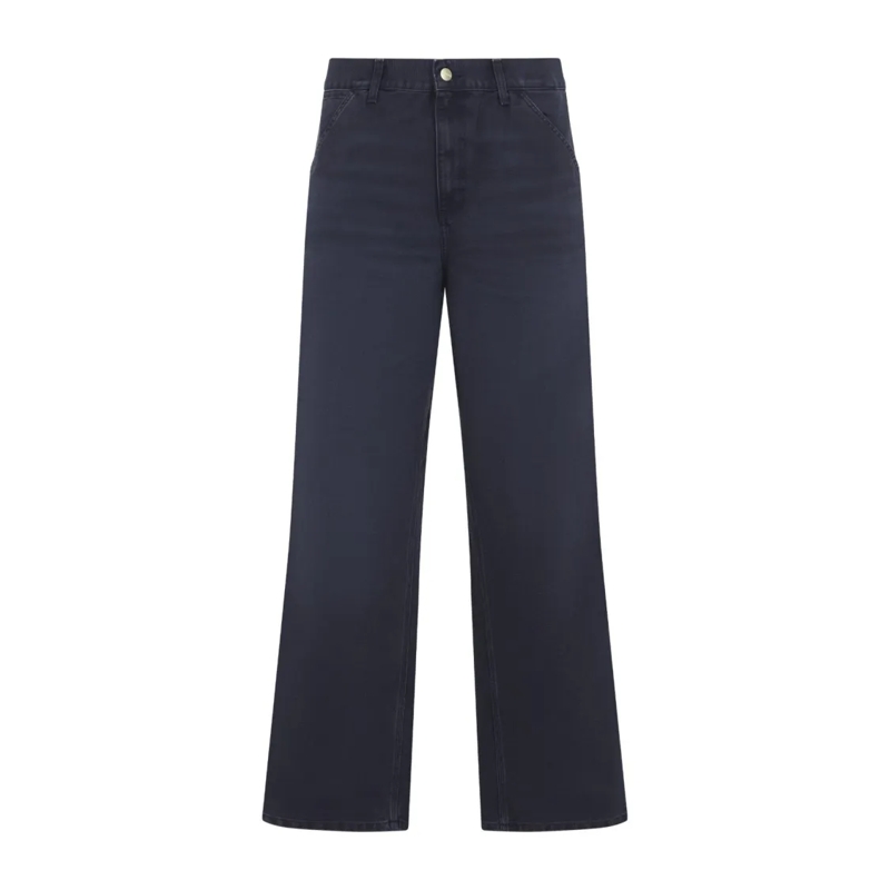 Carhartt Wip Jeans Relaxed Fit Trousers Blue