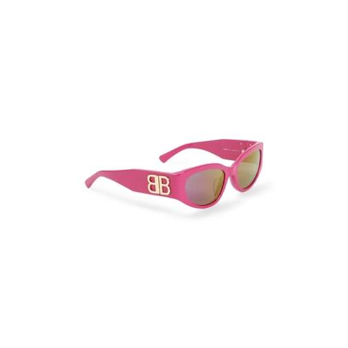 Balenciaga Sonnenbrille Bossy Round Glasses Pink